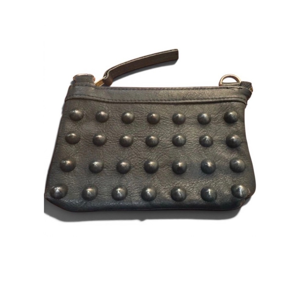 Maya Moon Design Leather StuddedWallet/ Pouch